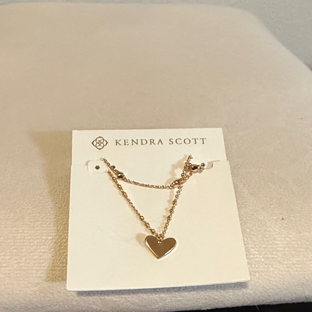 Kendra Scott Gold Heart Pendant Necklace